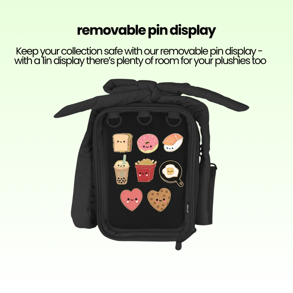 Removable enamel pin display panel