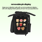 Removable enamel pin display panel