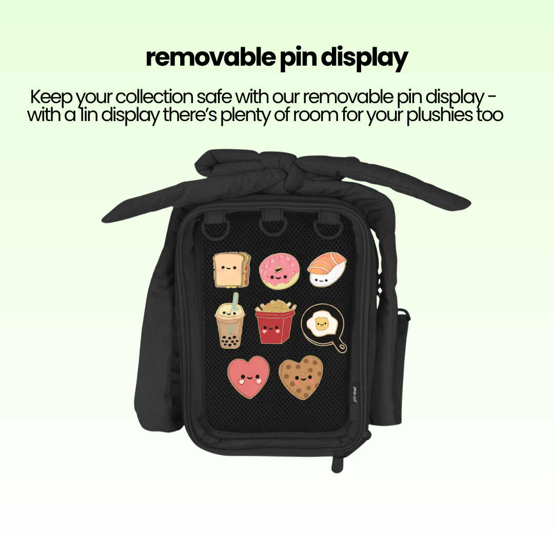 Removable enamel pin display panel