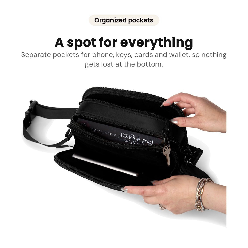 A spot for everything: organized pockets