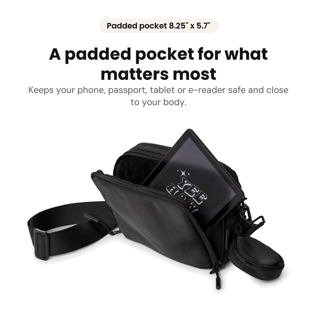 A padded pocket for what matters most